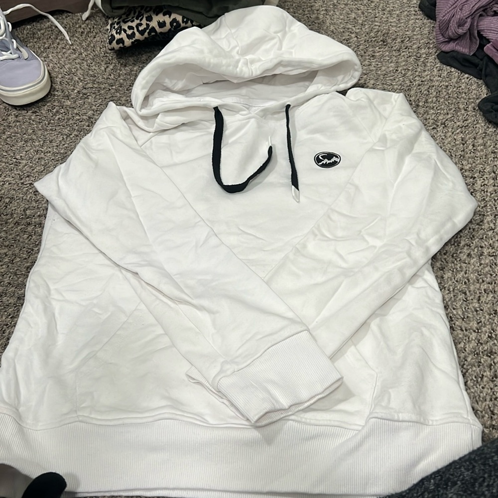 Large zyia mountain patch hoodie